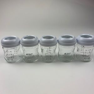 🎉SOLD🎉Philips Avent Natural Glass Set 5 Bottles